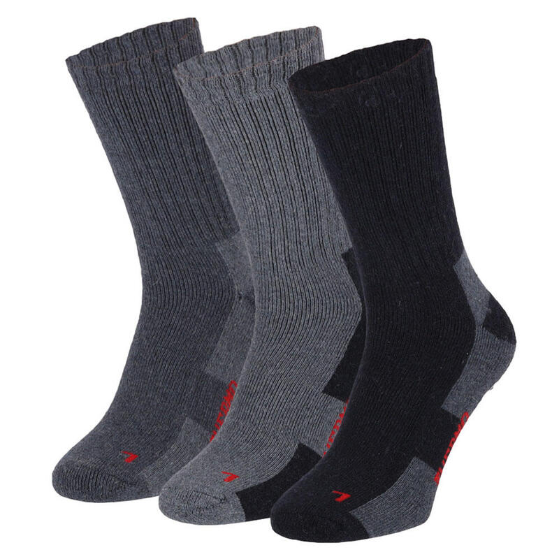 Apollo (Sport) | Chaussettes de randonnée Femmes | Bleu | Taille 35/38 | 3-Pack