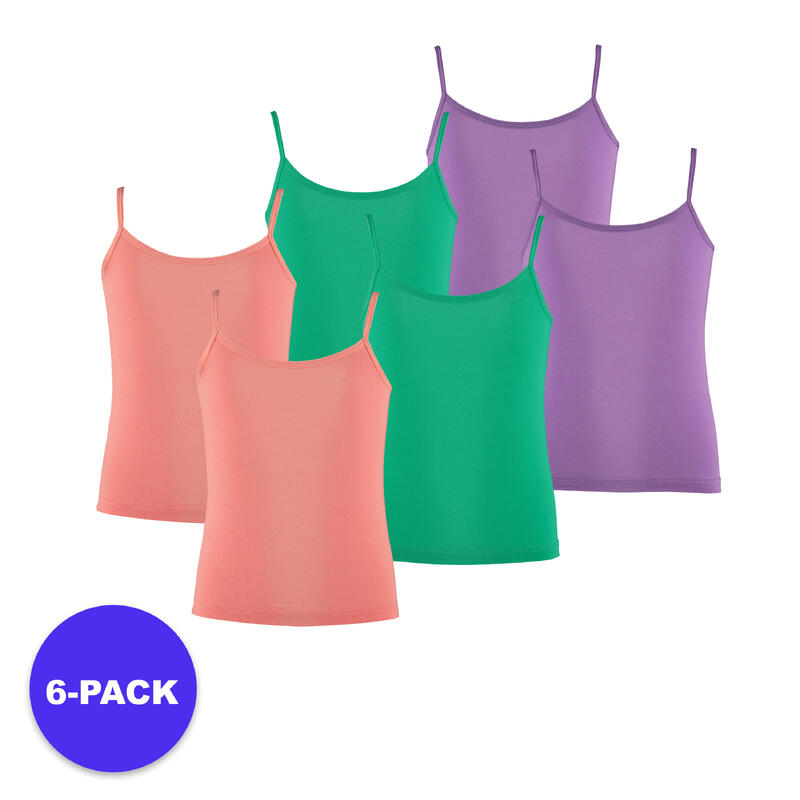 Apollo (Sports) | Chemise Filles | Multi Mode | Taille 122/128 | 6-Pack