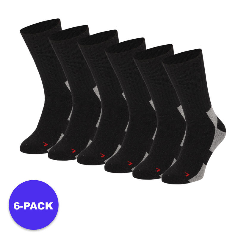 Apollo (Sport) | Thermo Chaussettes de randonnée | Noir | Taille 46/48 | 6-Pack