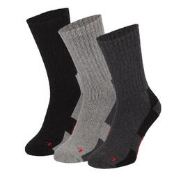 Apollo (Sport) | Chaussettes de randonnée Femmes | Gris | Taille 43/46 | 3-Pack