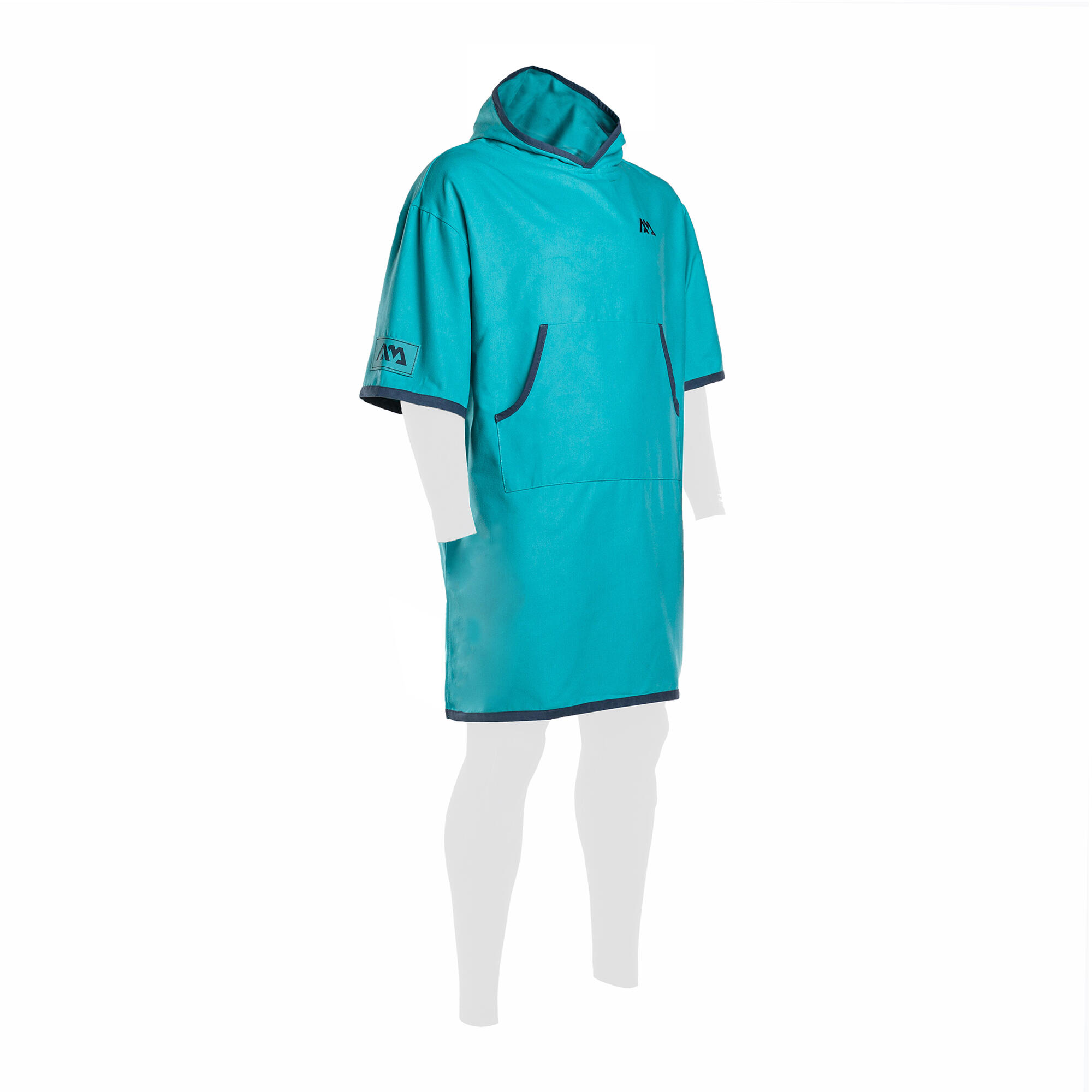 Poncho de microtecido Aqua Marina