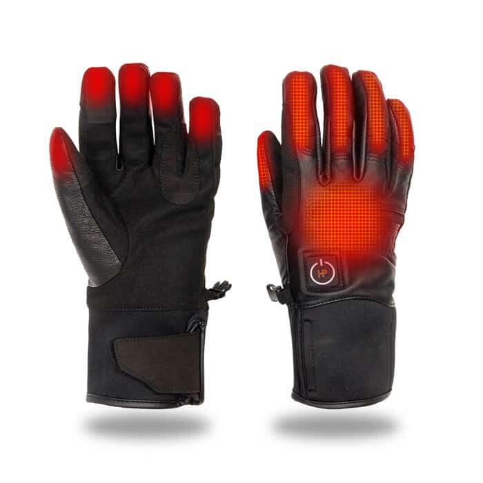 Verwarmde handschoenen NATURE zwart - HeatPerformance®