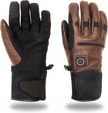 Gants chauffants NATURE cognac - HeatPerformance®
