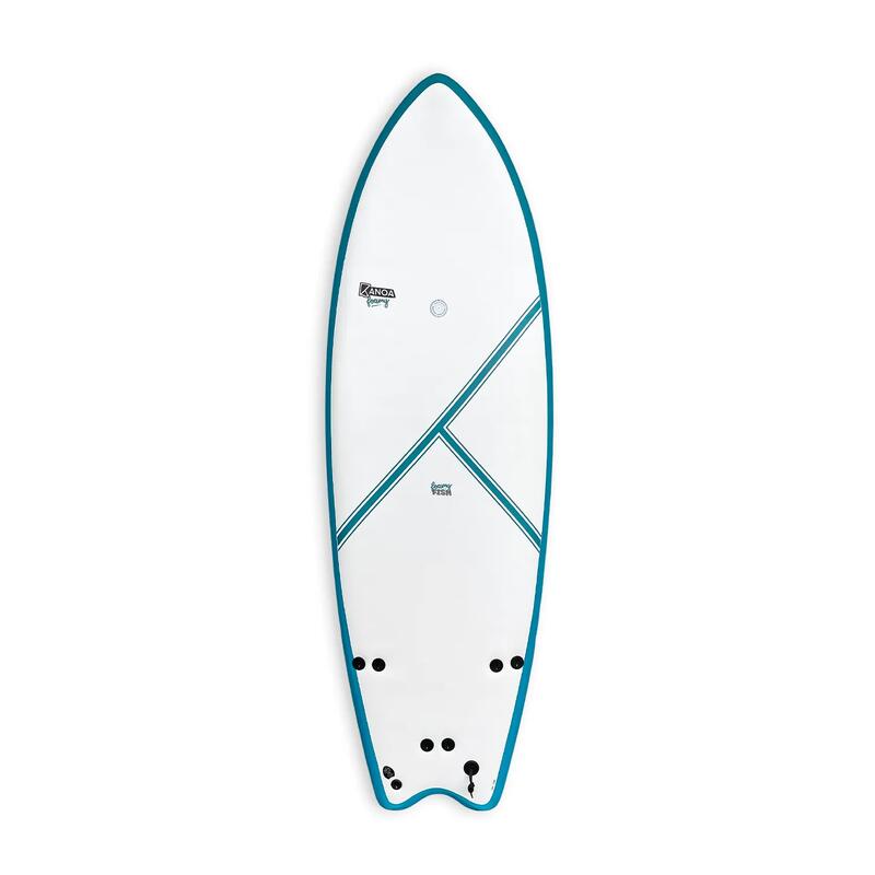 Foamy FISH X FCS - 5'5 Planche de surf en mousse pour la performance