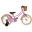 AMIGO Vélo fille Miss 16 Pouces 21 cm Fille Frein à rétropédalage Rose