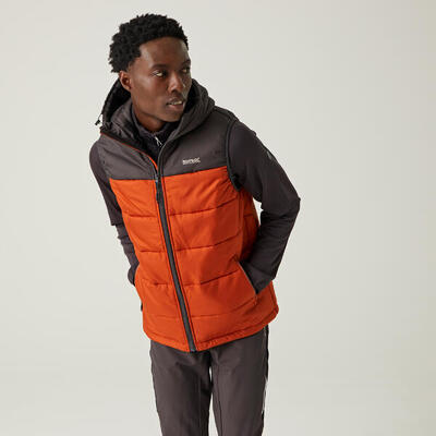Bodywarmer hiking heren waterafstotend geïsoleerd