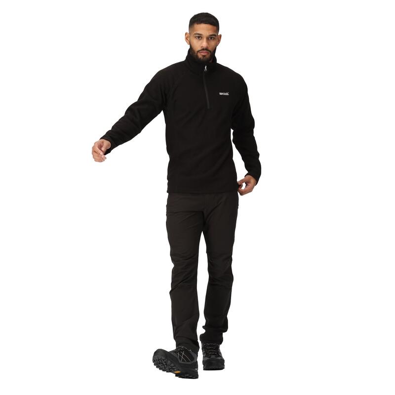 Kenger Fitness-Fleece für Herren - Schwarz