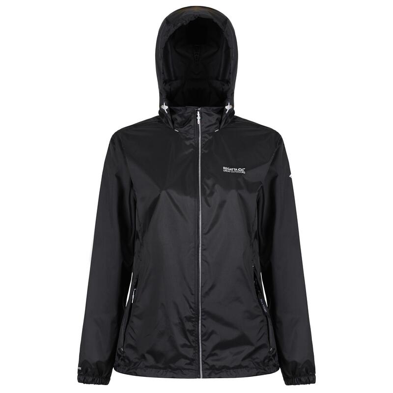 leichte Regenjacke Corinne IV Wandern/Outdoor/Trekking Damen schwarz Wasserdicht