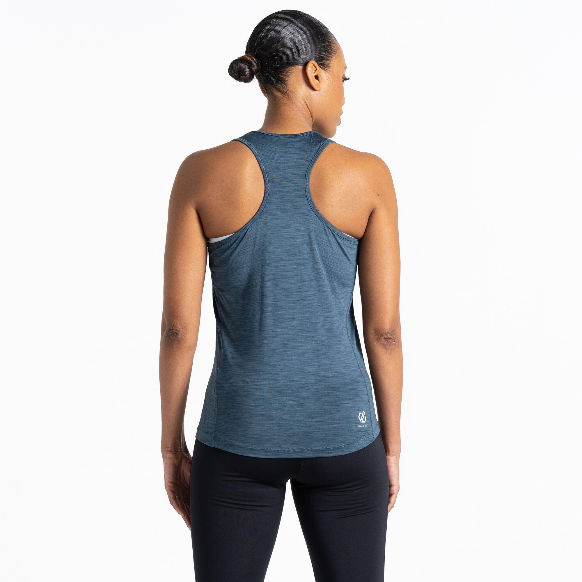 Modernize II Women's Fitness Sleeveless Vest - Blue Orion Grey 3/6