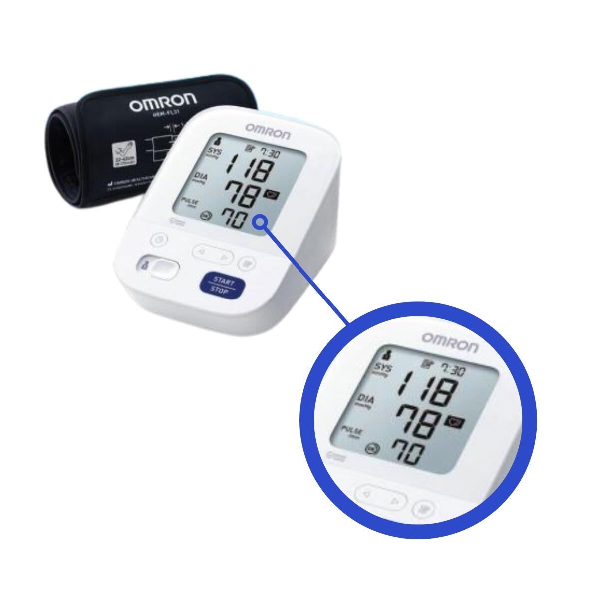 Tensiómetro Omron  De brazo Digital  M3 Comfort 3/3