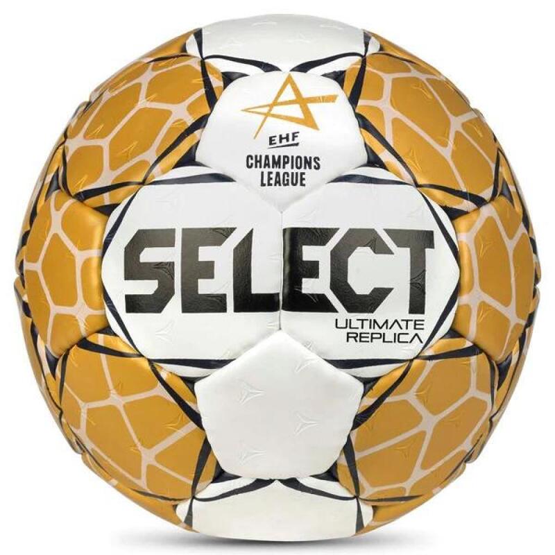 Select Ultimate Bajnokok Ligája v23 Replica kézilabda fehér/arany