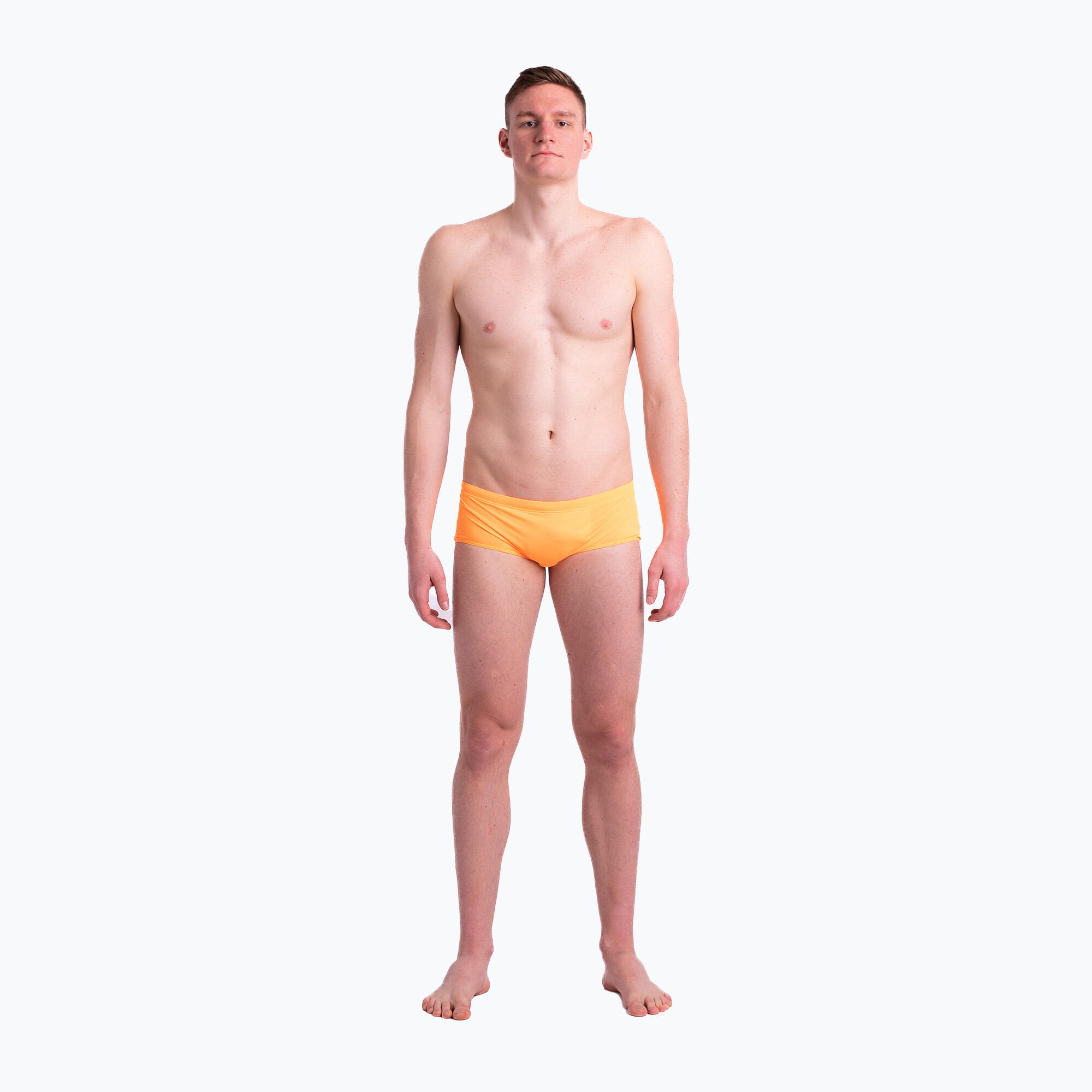 Herenzwembroek CLap Briefs oranje 4/5