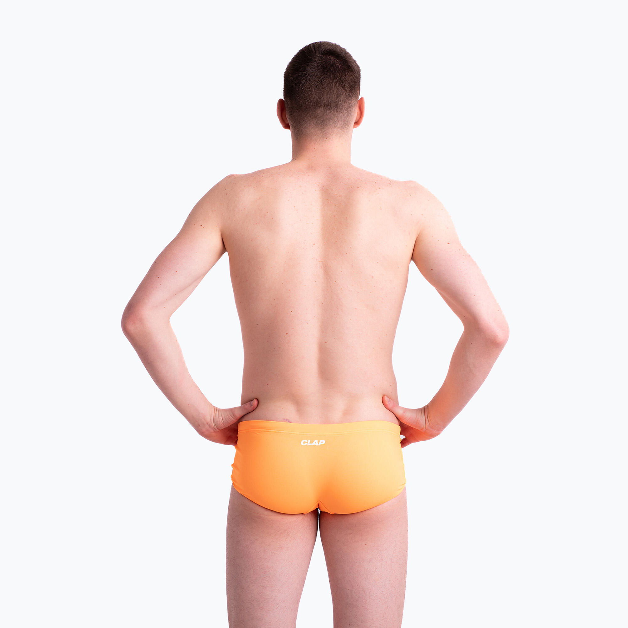 Herenzwembroek CLap Briefs oranje 5/5