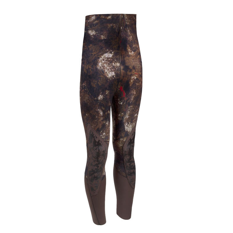 Mute in neoprene immersione Rocksea Trigocamo Wide Pantaloni 3mm, Marrone