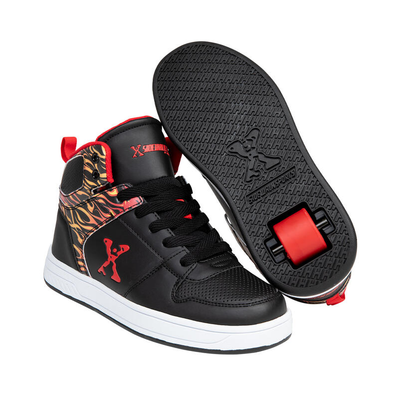 Heelys Sidewalk Sports  Black Flames Limited Edition