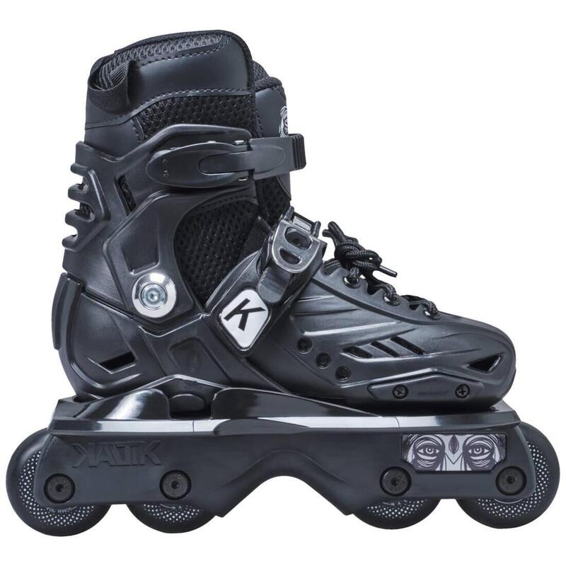 Kaltik K Skate JNR Aggressive Stunt Skates Ninja Schwarz