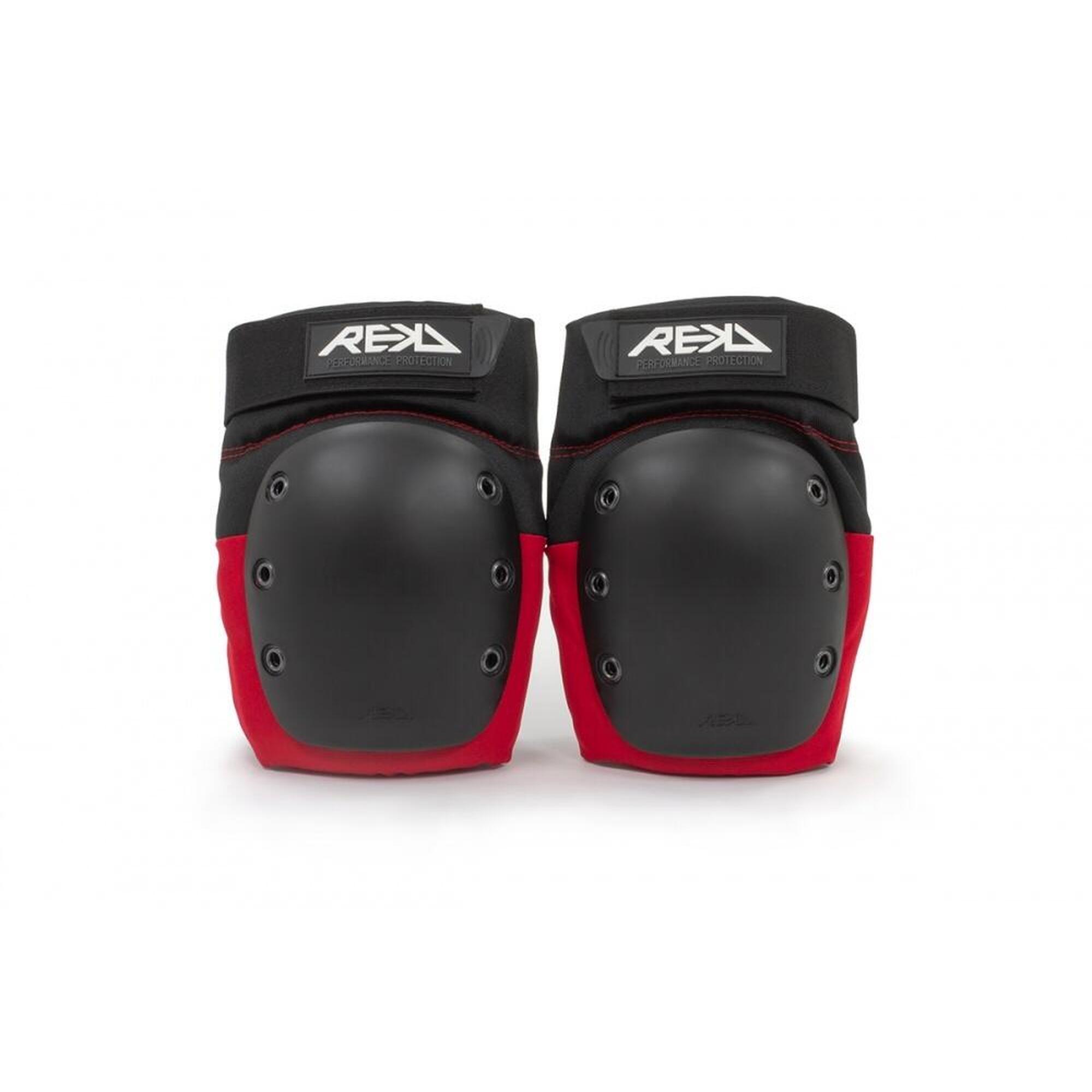 Rekd - Rekd Genouillères Ramp Noir Rouge - Protection Genou - Rouge - 36 Xs - Decathlon