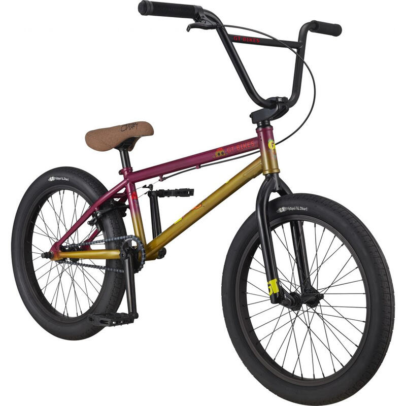 Vélo BMX GT Performer Mercado 20.5" Trans Rasberry / Trans Jaune