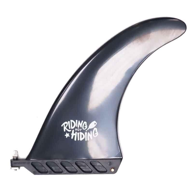 RIDING NOT HIDING Standard All Round 8" Fin with Universal Fitting and Fin Bolt