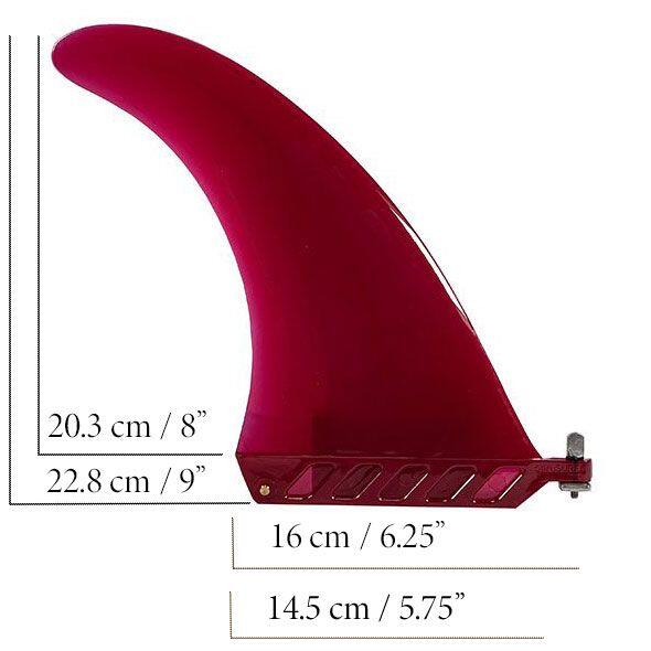 Red Flexi SUP Fin - Fits All US Fin Boxes 2/7