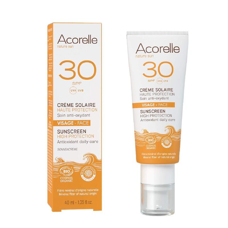 ACORELLE - PROTECTOR SOLAR PARA ROSTO BIOLÓGICO SPF 30