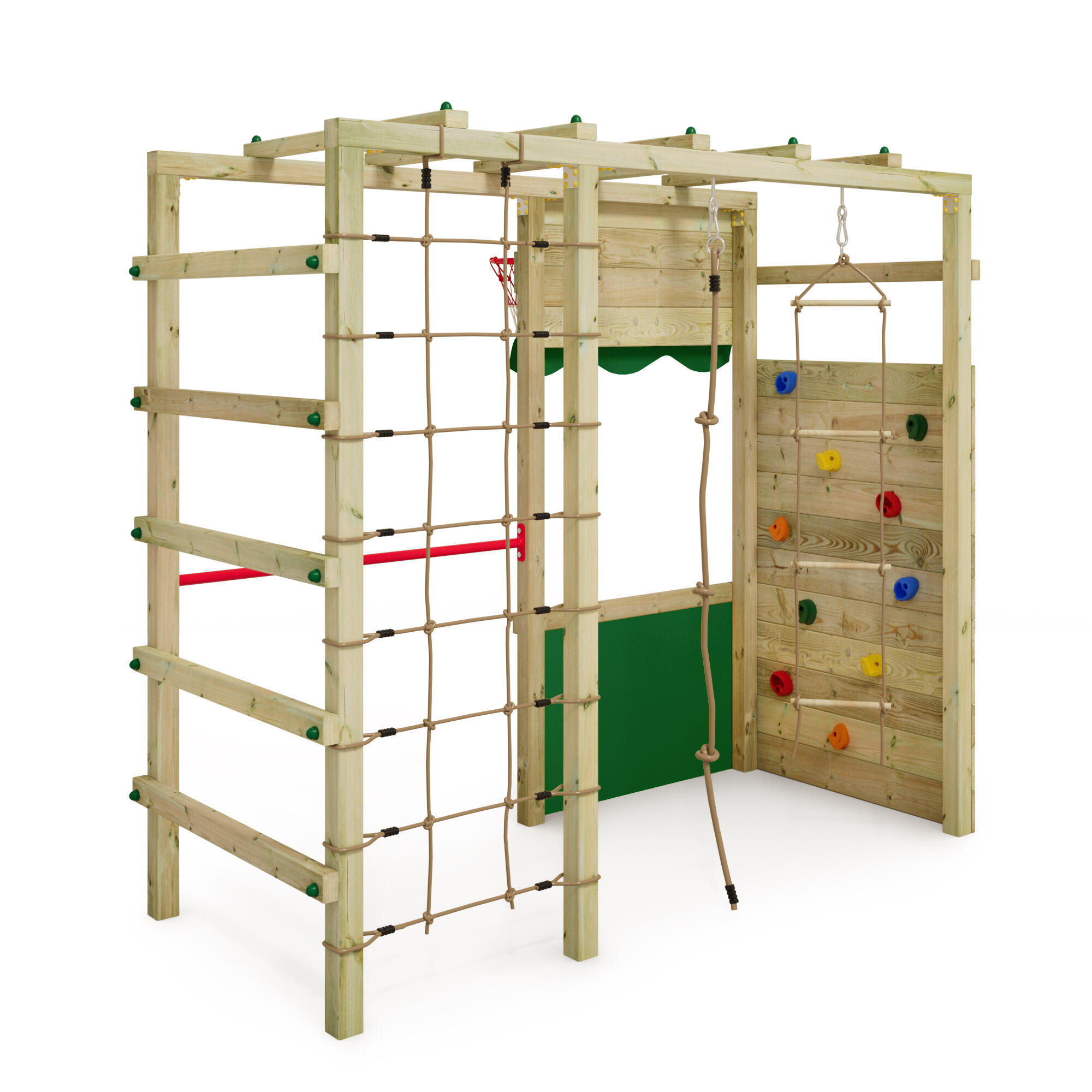 Aire de jeux Smart Action Échafaudage grimpant vert 2/7
