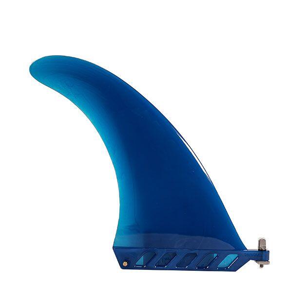 RIDING NOT HIDING Blue Flexi SUP Fin - Fits All US Fin Boxes
