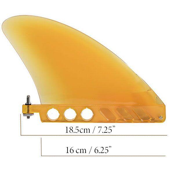 Small SUP River Fin - Flexi Plastic For Extra Durability 3/7