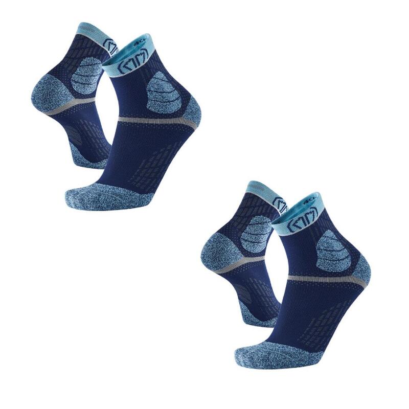 Chaussettes de Trail Running avec renforts. Lot de 2 paires - Trail Protect
