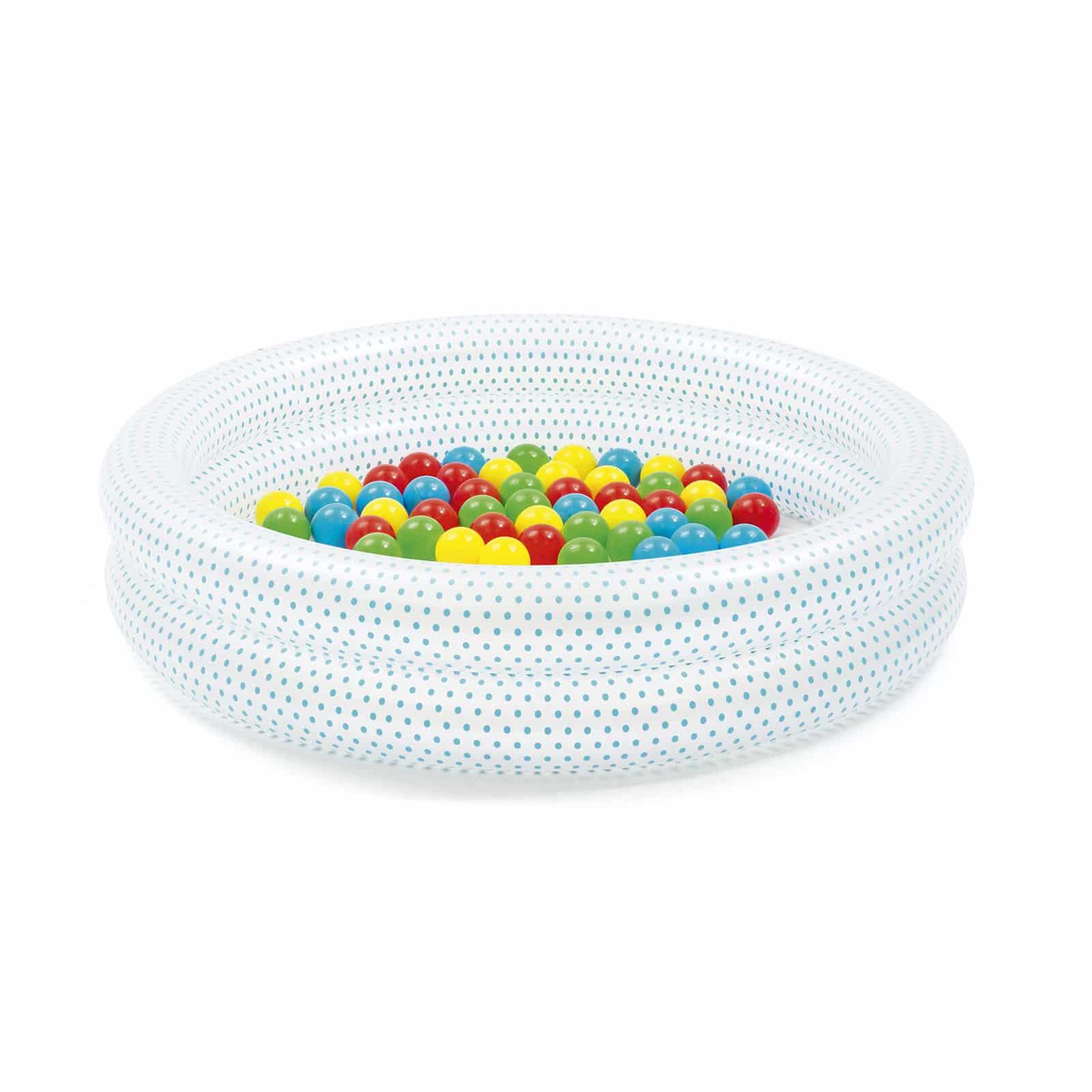 BESTWAY Infant Ball Pool 2 Rings Bestway Up in & amp; Mais de 90x20 cm