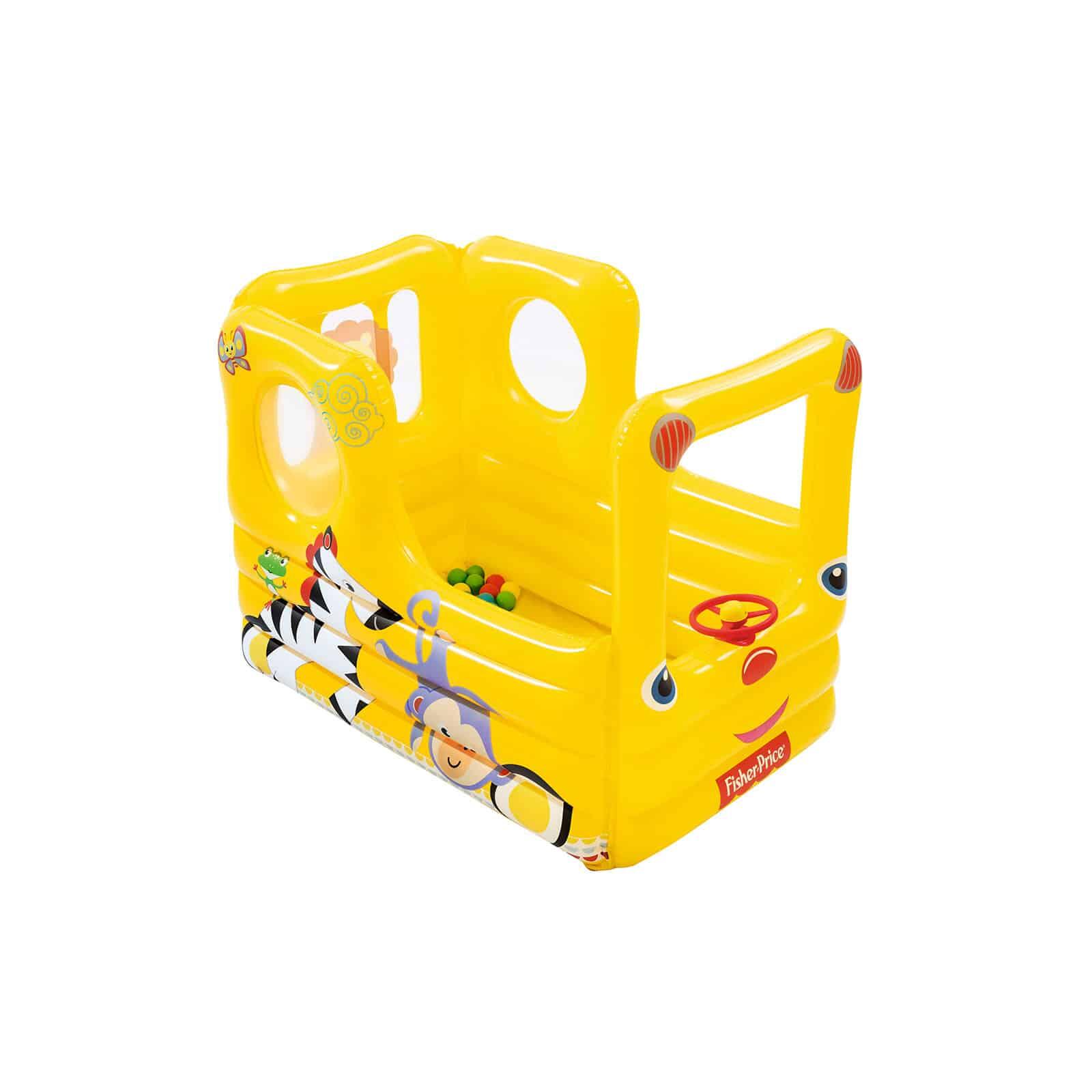 Piscina de Bolas Hinchable Bestway Fisher Price Autobús Escolar 137x96x96 cm Ama 1/5