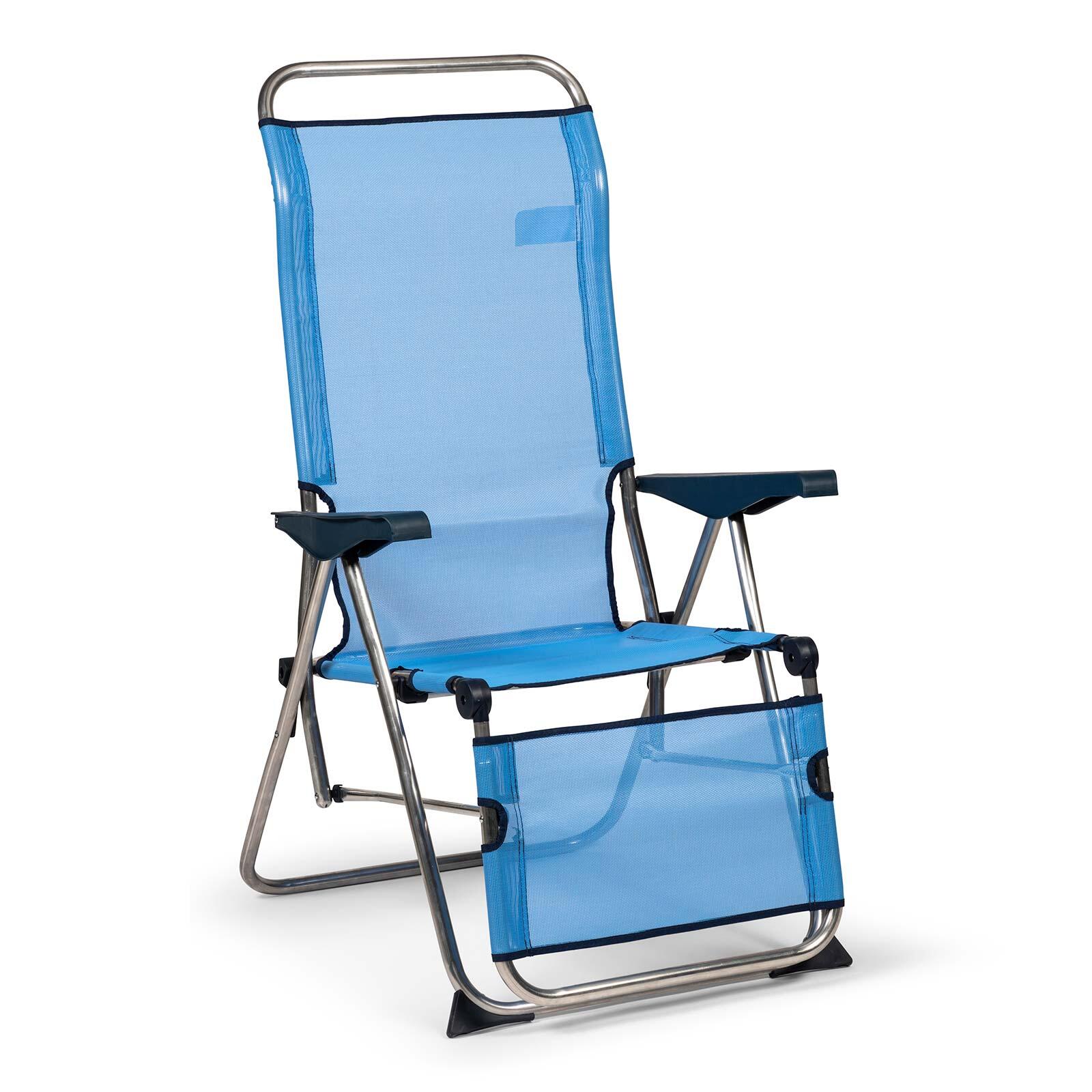 Cadeira de praia - solenny 5 posições 75x63x114 cm
