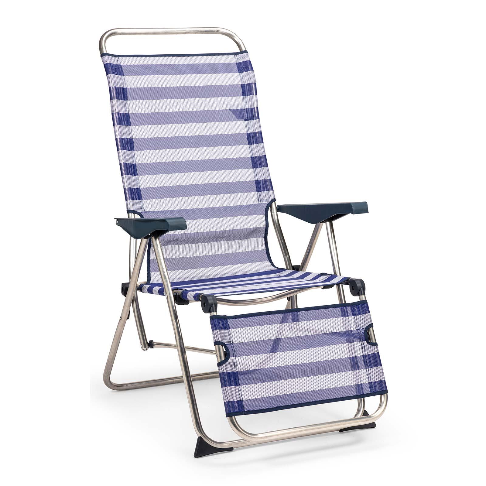 Cadeira de praia - Solenny com Encosto Anatômico 75x63x114 cm 5 Posições