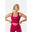 Fitness Sportbeha met Gekruiste Rug/Cross Back Bra Fuchsia/Rood