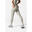 Legging Taille Haute Fitness V Crossover Femme Crème Beige