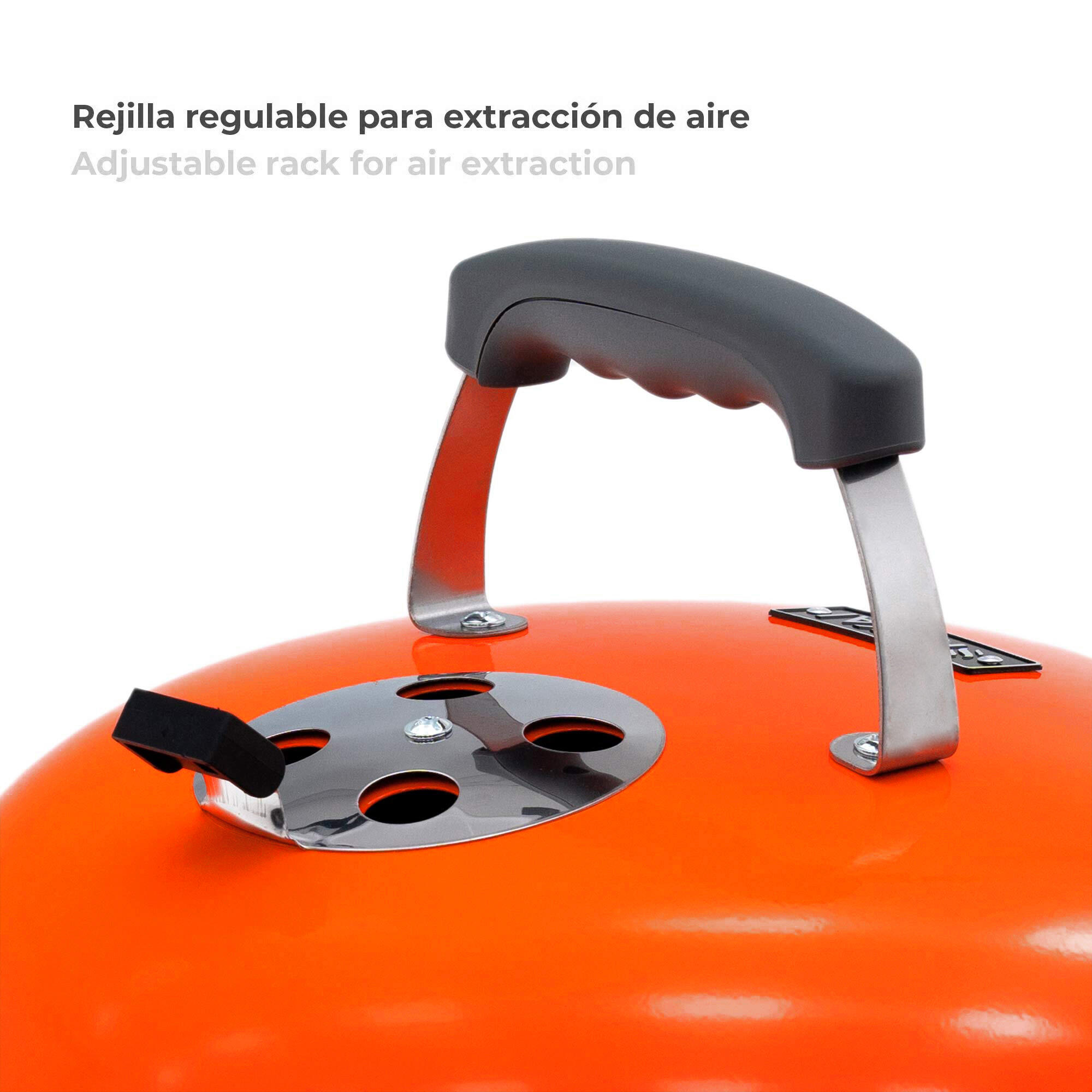 Barbacoa de Carbón Portátil de Sobremesa Kekai Tahoe  37x37x44 cm 5/5