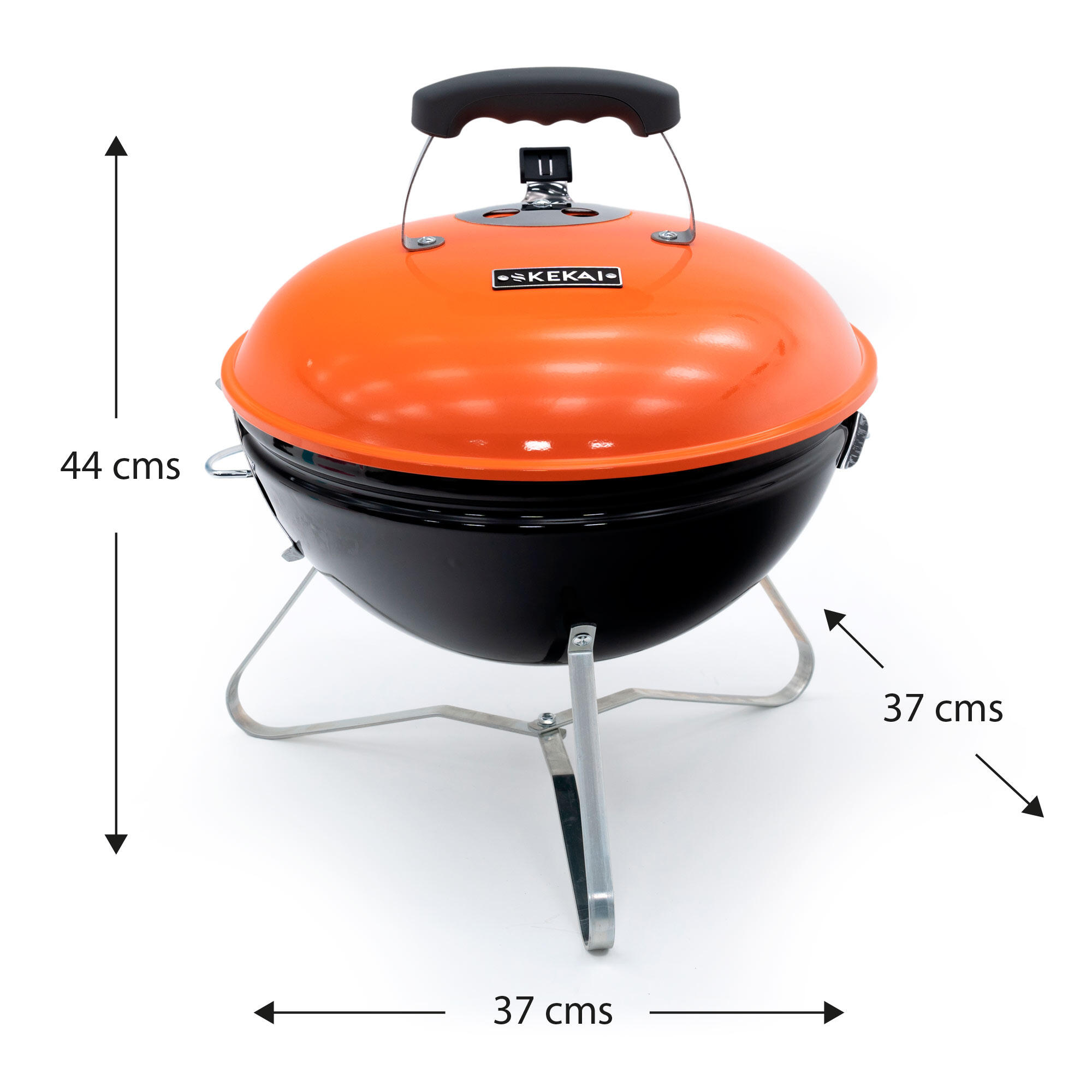 Barbacoa de Carbón Portátil de Sobremesa Kekai Tahoe  37x37x44 cm 4/5