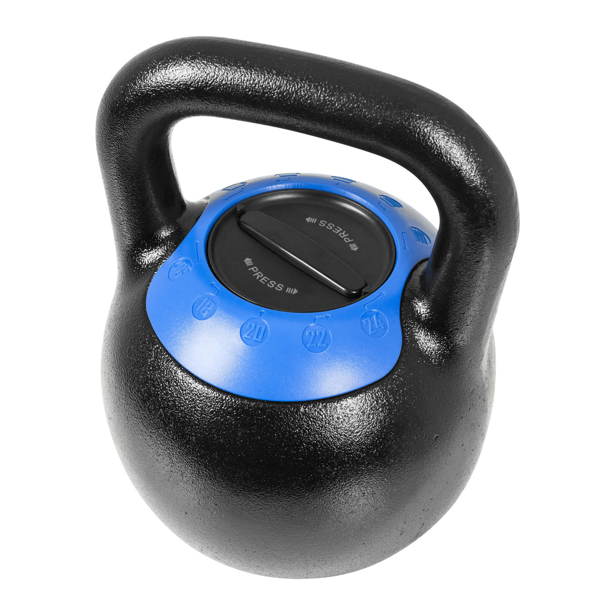 GORILLA SPORTS Kettlebell verstellbar 8 kg - 16 kg oder 16 kg bis 24kg