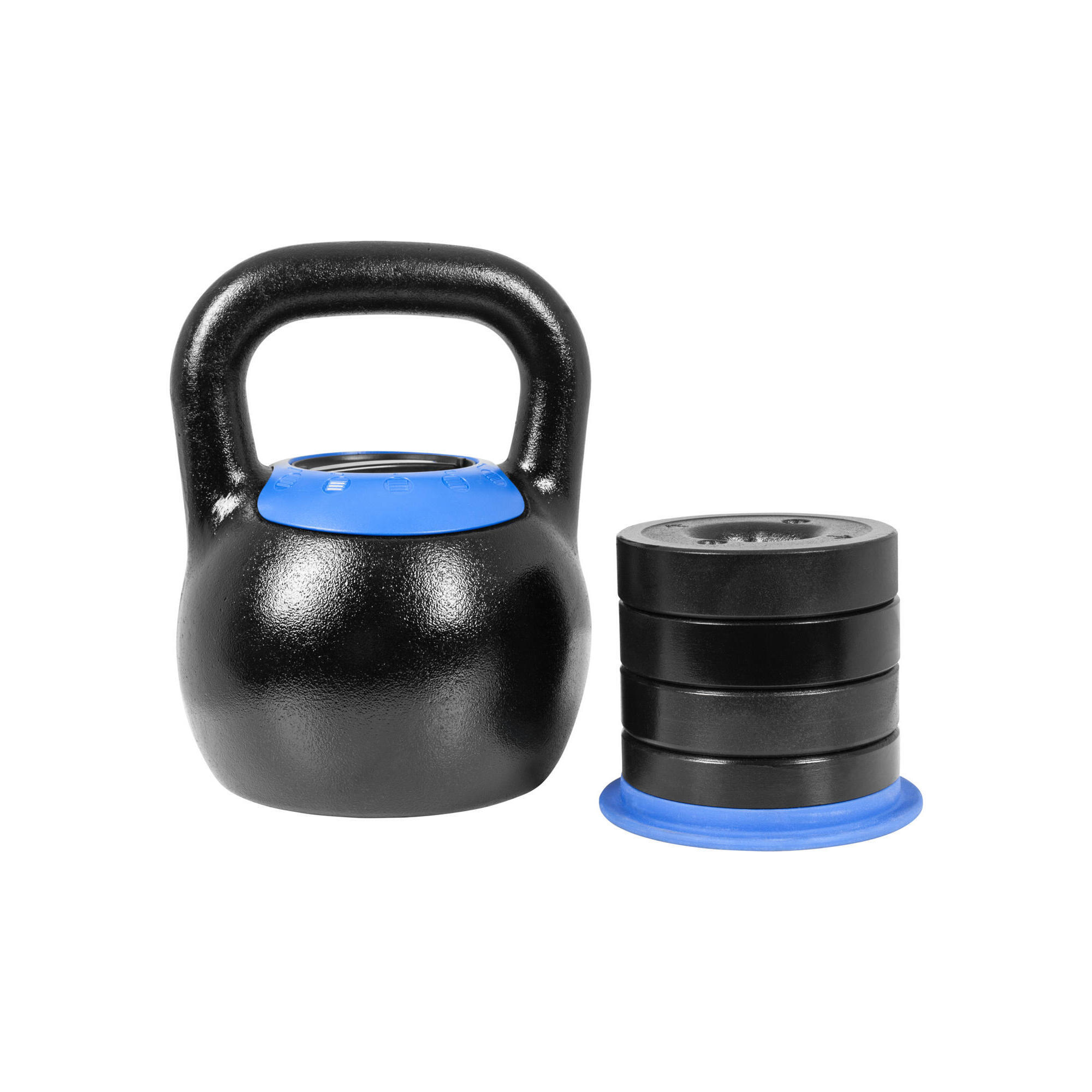 GORILLA SPORTS Kettlebell verstellbar 8 kg - 16 kg oder 16 kg bis 24kg