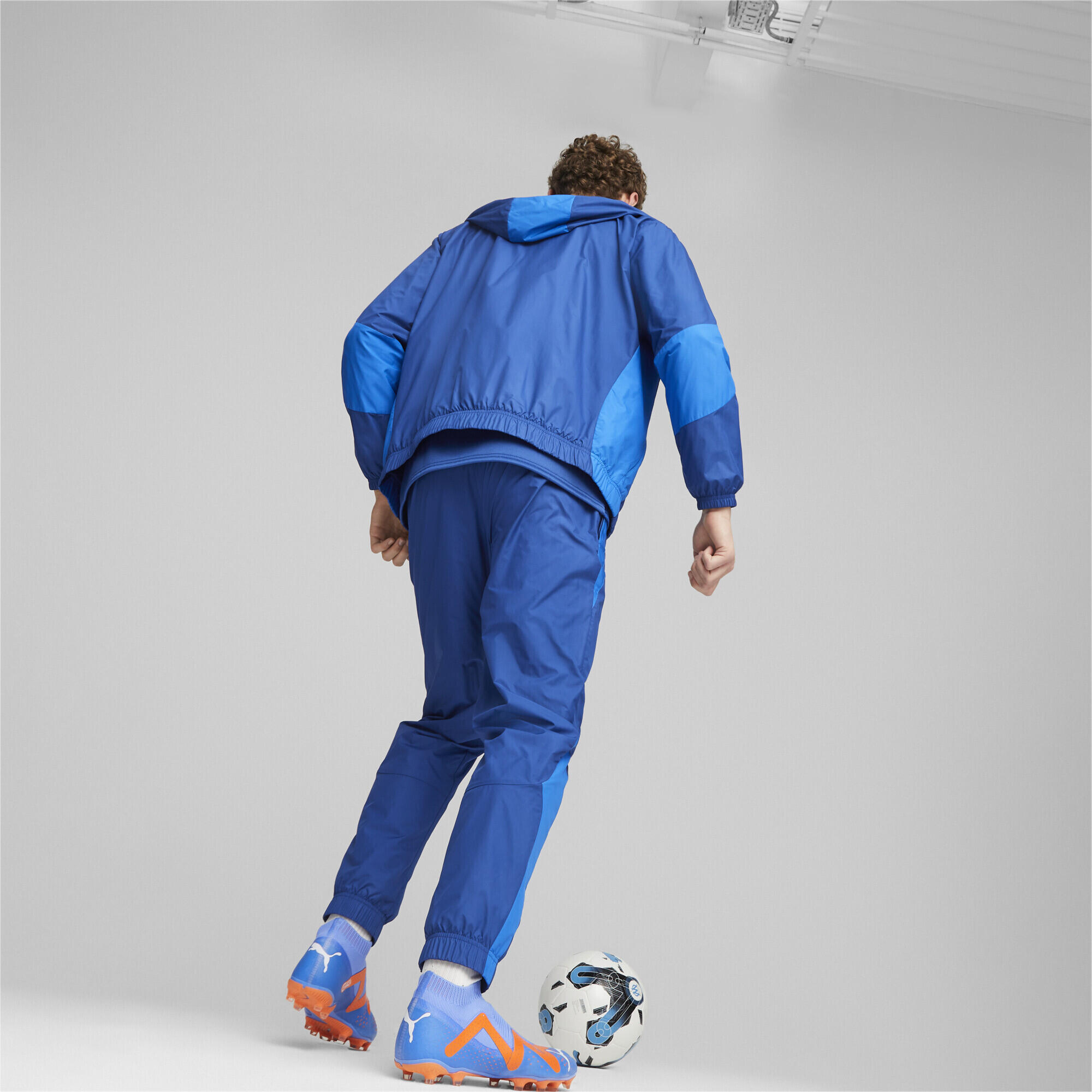 Veste d'avant-match 23/24 Olympique de Marseille PUMA Team Royal Clyde Blue 4/5