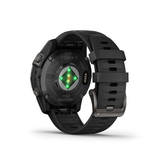 Garmin Fenix 7 Pro Sapphire Solar Smartwatch Carbon Gray DLC Ti with Black Band -  5