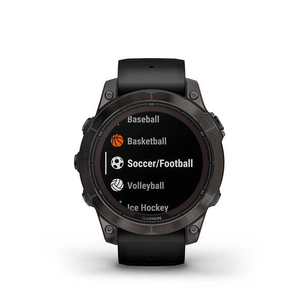 Garmin Fenix 7 Pro Sapphire Solar Smartwatch Carbon Gray DLC Ti with Black Band -  2