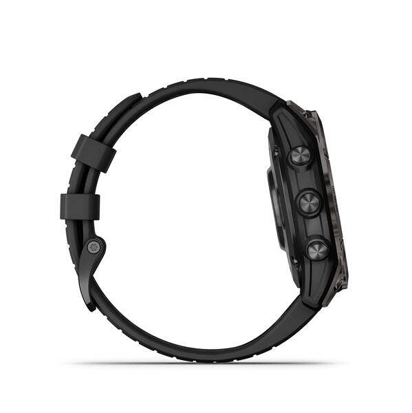 Garmin Fenix 7 Pro Sapphire Solar Smartwatch Carbon Gray DLC Ti with Black Band -  4