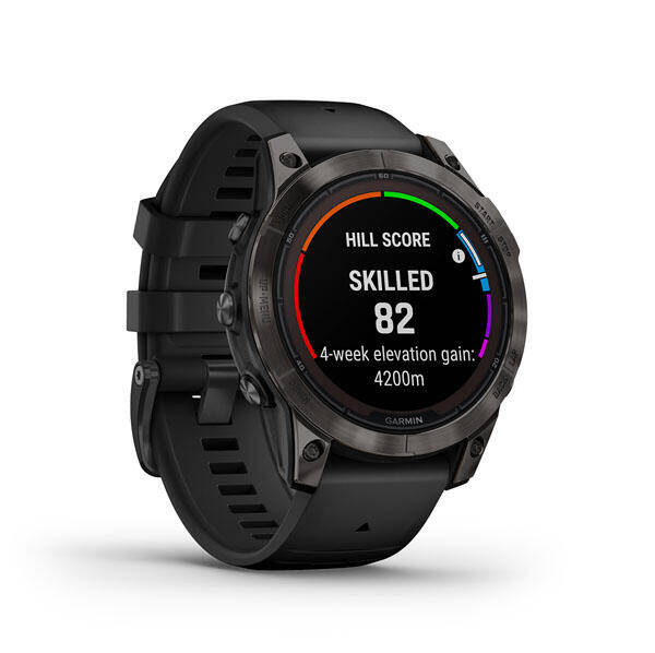Garmin Fenix 7 Pro Sapphire Solar Smartwatch Carbon Gray DLC Ti with Black Band -  3