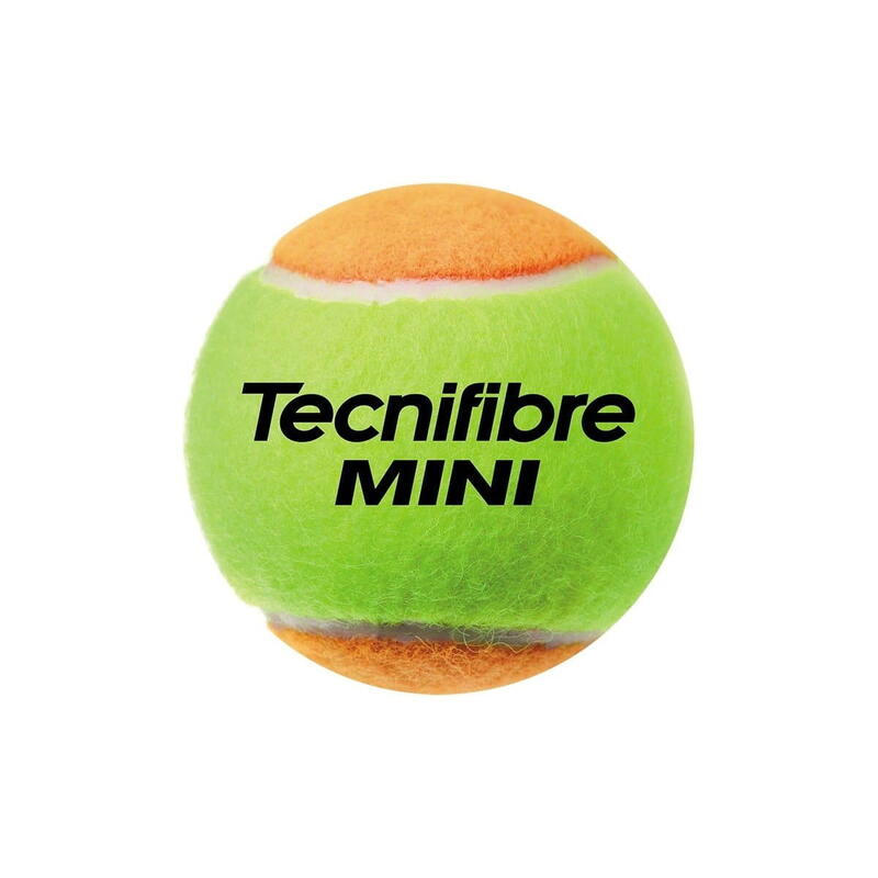 Lot von 36 Tennisbällen Kind Tecnifibre Mini Orange