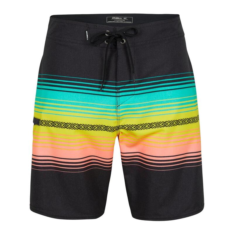 Kąpielówki męski Heat Stripe Line 19'' Boardshorts - czarny