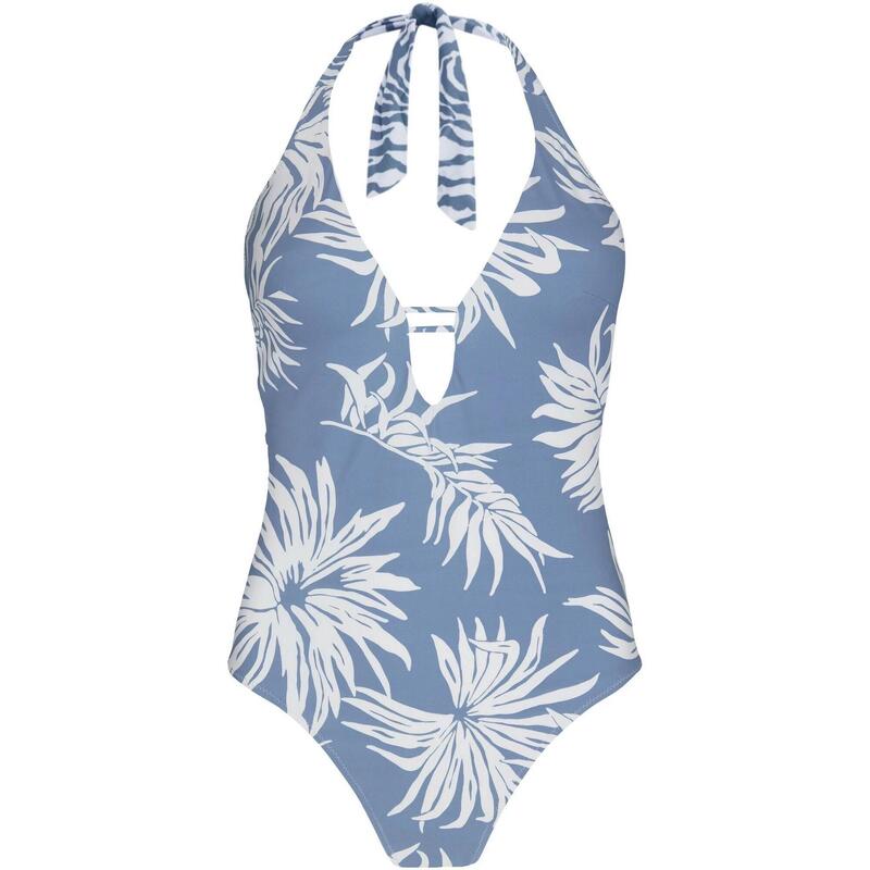 Costum de baie Deltia Halter One Piece - albastru deschis femei