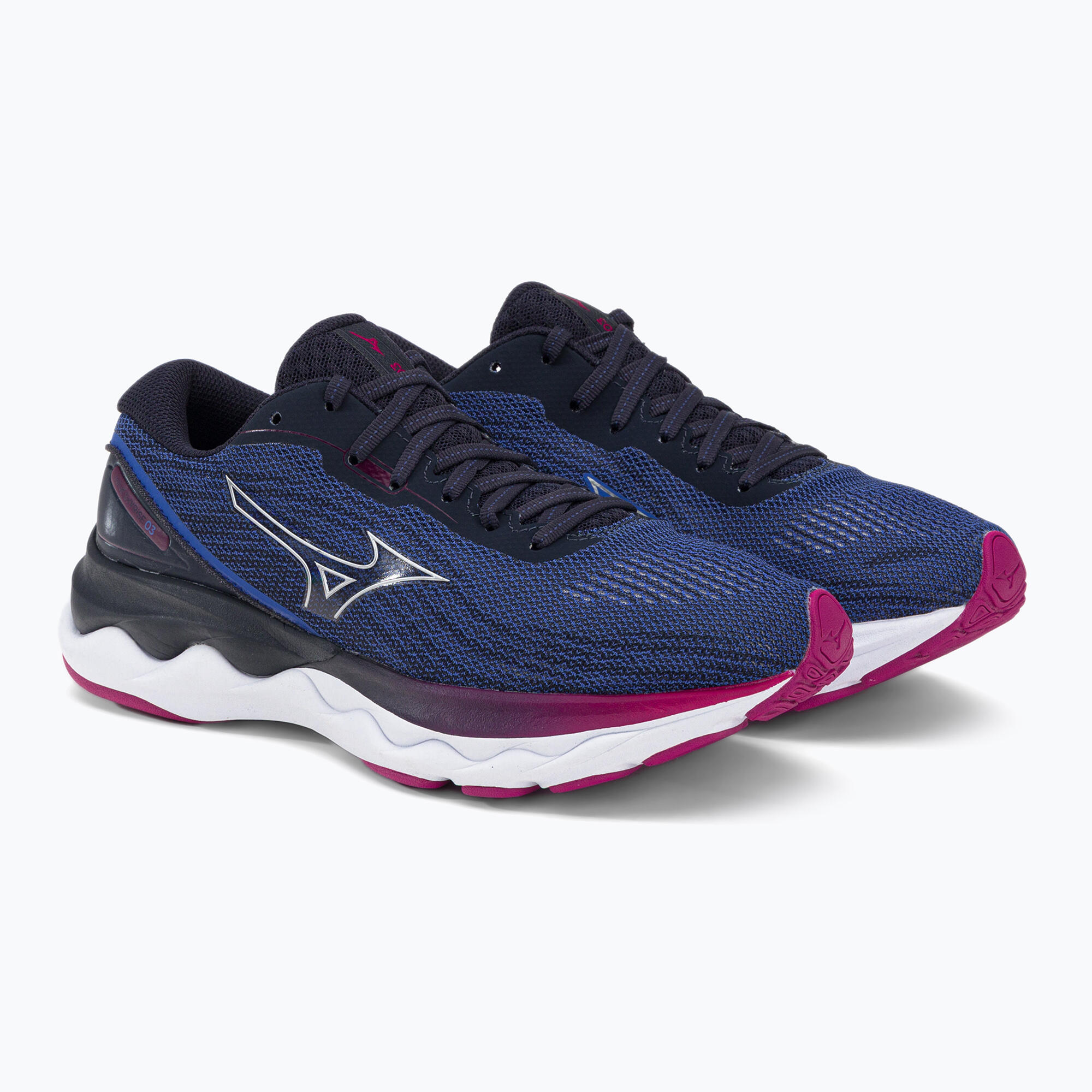 Scarpa da Running Donna Wave Skyrise 3 Blu 4/5