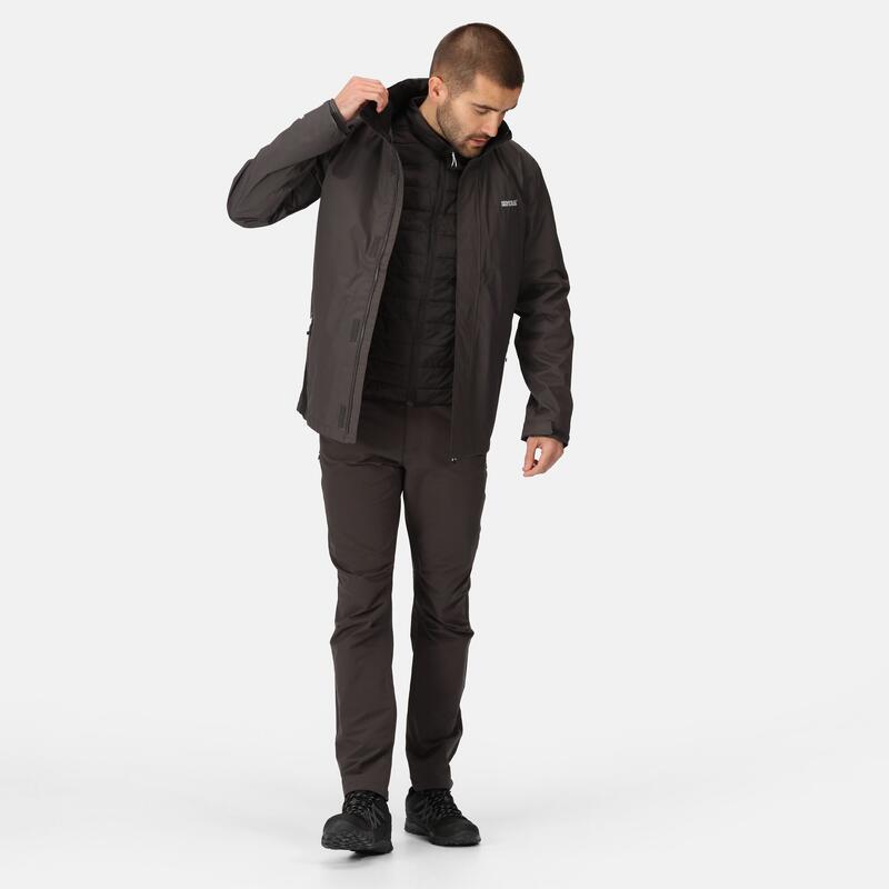 Matt wasserdichte Wanderjacke für Herren