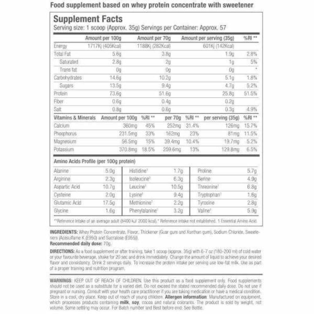 Proteina W74 Whey Core 2 Kg Chocolate - Starlabs 2/2